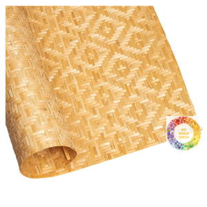 Rouleau de tapis en bambou tissé du Vietnam pour la décoration de plafond et le revêtement de meubles - Product Image 5