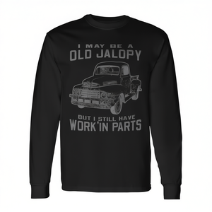 Camiseta Premium de Manga Larga para Cumpleaños con Diseño de Camión Clásico con Piezas Funcionales para Eventos Promocionales - Product Image 2
