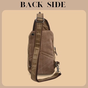 Bolso bandolera de lona para hombre, bandolera, riñonera de mensajero, pecho, viaje, hombro, montar, regalos de aniversario para él, 2017 - Product Image 3