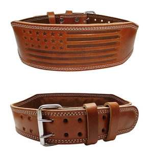 Cinturón de levantamiento de pesas de cuero con logotipo personalizado, cinturón de levantamiento de pesas para entrenamiento de gimnasio - Product Image 1