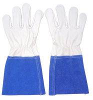 Gants de protection TIG MIG en cuir, ignifuges, imperméables, anti-choc, personnalisables avec logo, livraison rapide – Vente Flash