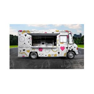 Camionnette mobile pour le café et les desserts avec machine à expresso et présentoir, idéale pour les événements et les ventes quotidiennes - Product Image 6