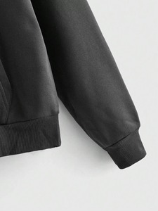 Sweat à capuche zippé pour homme Style de rue Sweat à capuche thermique zippé avec unisexe de haute qualité personnalisé lourd gsm lourd 100% coton - Product Image 6