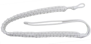 Custom 100% <b>Polyester</b> Silk Whistle <b>Lanyard</b> OEM Uniform Ceremonial Shoulder Cord Personal Defense Equipment - Product Image 6