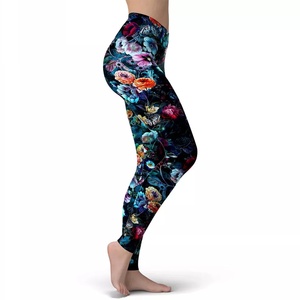 Lady Multi Colors Classic No Front Seam Pantalon de yoga taille haute Femmes Buttery Soft Nylon Spandex Fitted Running Gym Leggings - Product Image 2