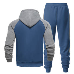 Ropa deportiva para hombre, chándales con cremallera, ropa deportiva con cremallera, chándal Bluk con logotipo personalizado, chándal liso en blanco para hombre - Product Image 6