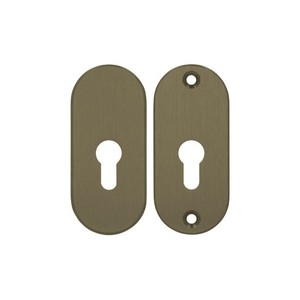 Escudo de puerta Axa QUEBEC PZ 3ª clase, color F4-Oro antiguo - Product Image 1