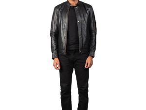 เสื้อแจ็กเก็ตหนังผู้ชายกันลมน้ำหนักเบาออกแบบได้ตามต้องการสไตล์ใหม่ - Product Image 2