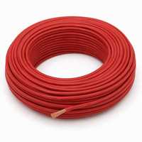 Câble électrique flexible en cuivre toronné à un seul conducteur BVR 4mm2, isolé en PVC, 450/750V, pour le câblage de bâtiments et de maisons