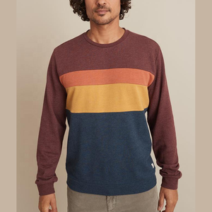 Sudadera Extra Grande Personalizada con Bordado para Hombre 2025, Sudadera Unisex Extra Grande de Algodón Transpirable con Diseño de Rayas - Product Image 6