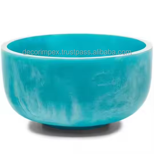 Tazón para servir ensalada de comida, tazón para servir de resina, tamaño y forma personalizados, tazón para servir ensalada de sopa de comida, hecho a mano - Product Image 1