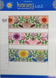 Elegante encaje bordado floral ecológico para estilo de negocios, moda, decoración del hogar, regalos, bolsas, zapatos, ropa, proyectos de artesanía - Product Image 5