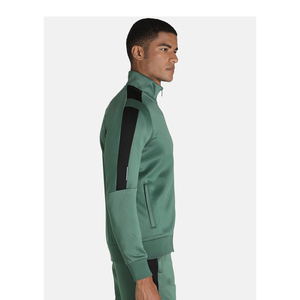 Chándal ajustado y personalizado para hombre, conjunto deportivo con cremallera completa para correr, ropa deportiva de entrenamiento, conjunto de dos piezas - Product Image 3