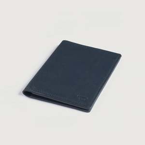 Cartera de Viaje de Cuero Genuino Azul Bernardi para Niños, Hecha a Mano, con Bloqueo RFID Antirrobo, Tarjetero Plegable de Piel de Vacuno para Guardar Efectivo - Product Image 3