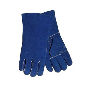 ถุงมืองานเชื่อมหนังวัวเสริมความแข็งแรงทนทานต่อการขัดถูนุ่มและใส่สบาย - Product Image 2