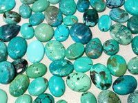 Pierre précieuse turquoise du Tibet, formes variées, cabochons en vrac pour la fabrication de bijoux, bagues, pendentifs, prix de gros