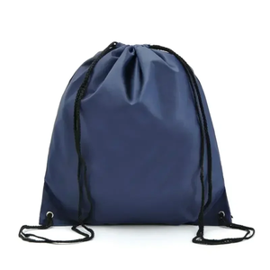 Logotipo personalizado Poliéster Impresión gráfica Gimnasio Mochila Bolsa de Cordón portátil con cremallera y bolsillos de malla Deportes y viajes - Product Image 4