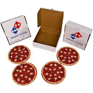 Bolsas Mylar con Caja a Prueba de Niños, Diseño de Pizza Personalizado, 3.5g, Embalaje de Almacenamiento - Product Image 1