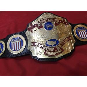 Ceinture de champion de lutte poids lourd des États-Unis NWA Huzaim Elite Sports, en métal plaqué laiton et zinc, équipement sportif de haute qualité - Product Image 2