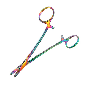Debakey pince porte-aiguille pince droite couleur arc-en-ciel pince de suture chirurgicale métal acier pince de salle d'opération chirurgicale - Product Image 3