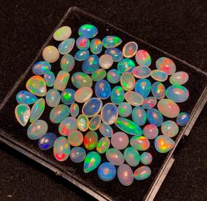 Ópalo Natural Etíope Welo, Cabujón de Alta Calidad, Gema Multifuego, Piedra Suelta para Joyería, Forma Mixta, Certificado por Terceros, MM - Product Image 6