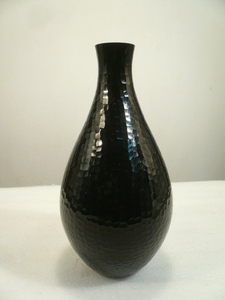 Elegant Designed Grey Hammered Metal <b>Vase</b> Dot Wholesale Large Floor <b>Vases</b> <b>Stands</b> Metal Flower <b>Vase</b> - Product Image 2