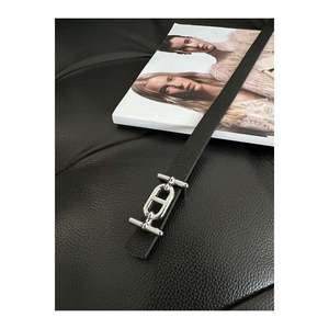 2-Piece <b>Silver</b> <b>Buckle</b> Thin <b>Belt</b>, Trouser <b>Belt</b>, Shirt <b>Belt</b>, Jacket <b>Belt</b> - Mixed - Product Image 3