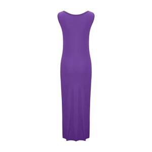 Vestido largo de fiesta sexy para mujer, vestido largo elegante de algodón y poliéster para mujer, vestido Maxi de moda de alta calidad - Product Image 6