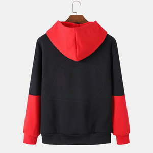 Sudadera con Capucha de Invierno para Hombre, Corte Regular, 100% Algodón, Felpa, Diseño Ecológico, Bolsillo, Transpirable, Ligera, Textura Suave - Product Image 2