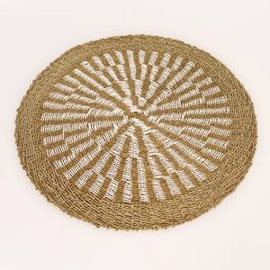 Alfombras de algas marinas tejidas a mano para decoración de sala de estar y comedor alfombra de rafia de alta calidad al por mayor - Product Image 1