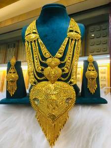 Conjunto de joyería de moda turca chapado en oro de 24 quilates - Product Image 4