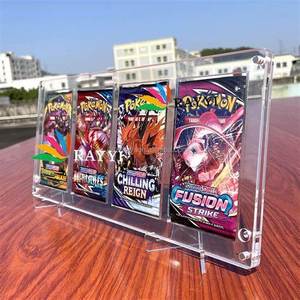 Soporte de exhibición de tarjetas Pokémon de acrílico transparente duradero a precio de fábrica, personalizable, soporte premium para tarjetas coleccionables - Product Image 2