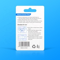 Fil dentaire personnalisable en gros OEM, saveur menthe, ciré, 50 m, charbon de bambou, maïs, PTFE, nylon