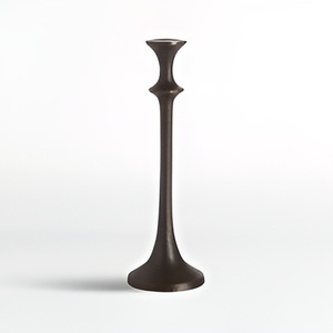 เชิงเทียนโลหะเงินทำด้วยมือหรูหราสำหรับตกแต่งบ้านสำหรับปีใหม่2024วางเทียนกลางงานแต่งงาน - Product Image 5