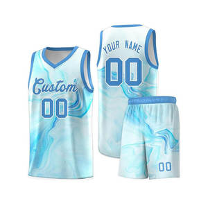 Uniforme de baloncesto Ropa de baloncesto Bordado personalizado Cosido Hombres Deportes Baloncesto Jersey - Product Image 4