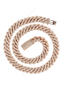 Haute Qualité GRA Certifié 925 Sterling Silver Hip Hop Chaîne Moissanite Pass Diamond Tester Plaqué Or Rose Glacé Parties Cubaines - Product Image 4