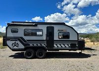 Acheter hors route van mini camping-car camping-car larme voyage remorque avec salle de bain camping normes australiennes Prix bas