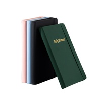 LABON Kunstleder ungedatierte Goldfolie individuelle Hardcover täglicher Planer Tagebuch Notizen Bücher