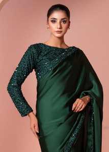 Produit très vendu, sari indien en tissu de soie, vêtements de mariage et de fête, vêtements indiens et pakistanais, robes pour femmes, prêt à porter, sari - Product Image 5