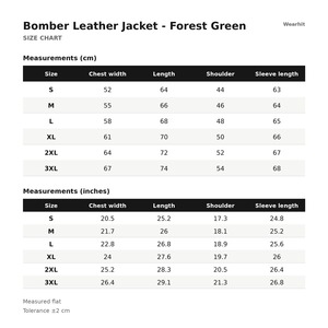 Veste en cuir véritable pour homme, bomber en cuir d'agneau, vert forêt - Product Image 6