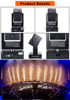 Machine à étincelles froides DMX512 750W à tête mobile 5 canaux, fontaine à étincelles rotative, effet de feux d'artifice pour scène intérieure, pour événements et mariages