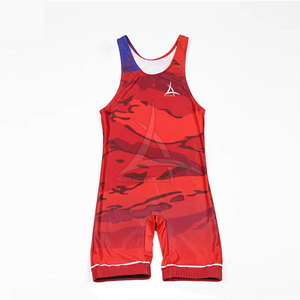 Wholesale High Quality Custom Wrestling <b>Singlet</b> Spandex/Polyester Quick Dry Eco-Friendly Breathable <b>Mens</b> for Sales - Product Image 3