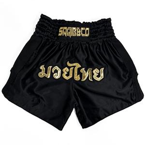Hot Selling <b>Muay</b> <b>Thai</b> Boxing <b>Shorts</b> with Traditional <b>Thai</b> Embroidery Stretch High Quality Material Kickboxing - Product Image 3