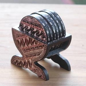 แผ่นรองแก้วไม้สี่เหลี่ยมทรงคลาสสิก ทำมือ คุณภาพสูง ขายดี เป็นมิตรกับสิ่งแวดล้อม ดีไซน์ยอดเยี่ยม ทันสมัย ผลิตในอินเดีย - Product Image 6