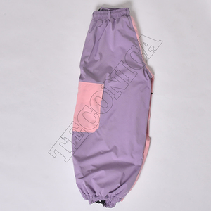 Pantalones de Esquí Personalizados de Fábrica, Cintura Alta Elástica, Resistentes al Viento, Transpirables, Impermeables 10,000mm, Bolsillos Cargo Cómodos con Cierre - Product Image 3