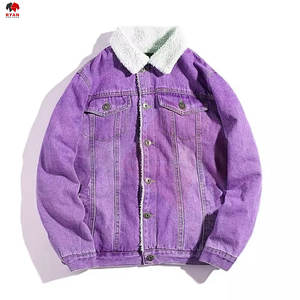 Veste en jean personnalisée Ryan Pro Gear pour hommes, fermeture à boutons, tissu confortable avec logo personnalisé, ODM OEM - Product Image 4