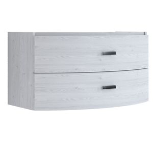 Gineva modello mobile bagno lavello bianco larice con due cassetti dimensioni 91,5x51 xh47 Cm - Product Image 1