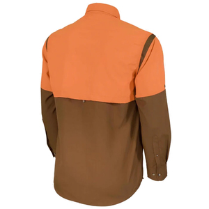Camisas de Caza de Alta Calidad HUNT GEAR para Caza de Aves al Aire Libre, Logotipo Bordado Personalizado, Tejido de Poliéster/Algodón de Secado Rápido para Hombre - Product Image 4