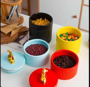 ภาชนะเก็บของชุบสังกะสีคุณภาพสูงที่เก็บของอเนกประสงค์สวยงามทนทานเหมาะสำหรับร้านเบเกอรี่ห้องครัวและใช้ในบ้าน - Product Image 3