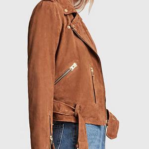 Chaqueta de Cuero para Mujer Más Vendida, Logotipo Personalizado, Precio al por Mayor, Chaquetas de Cuero Transpirables de Invierno a Precio Económico - Product Image 4